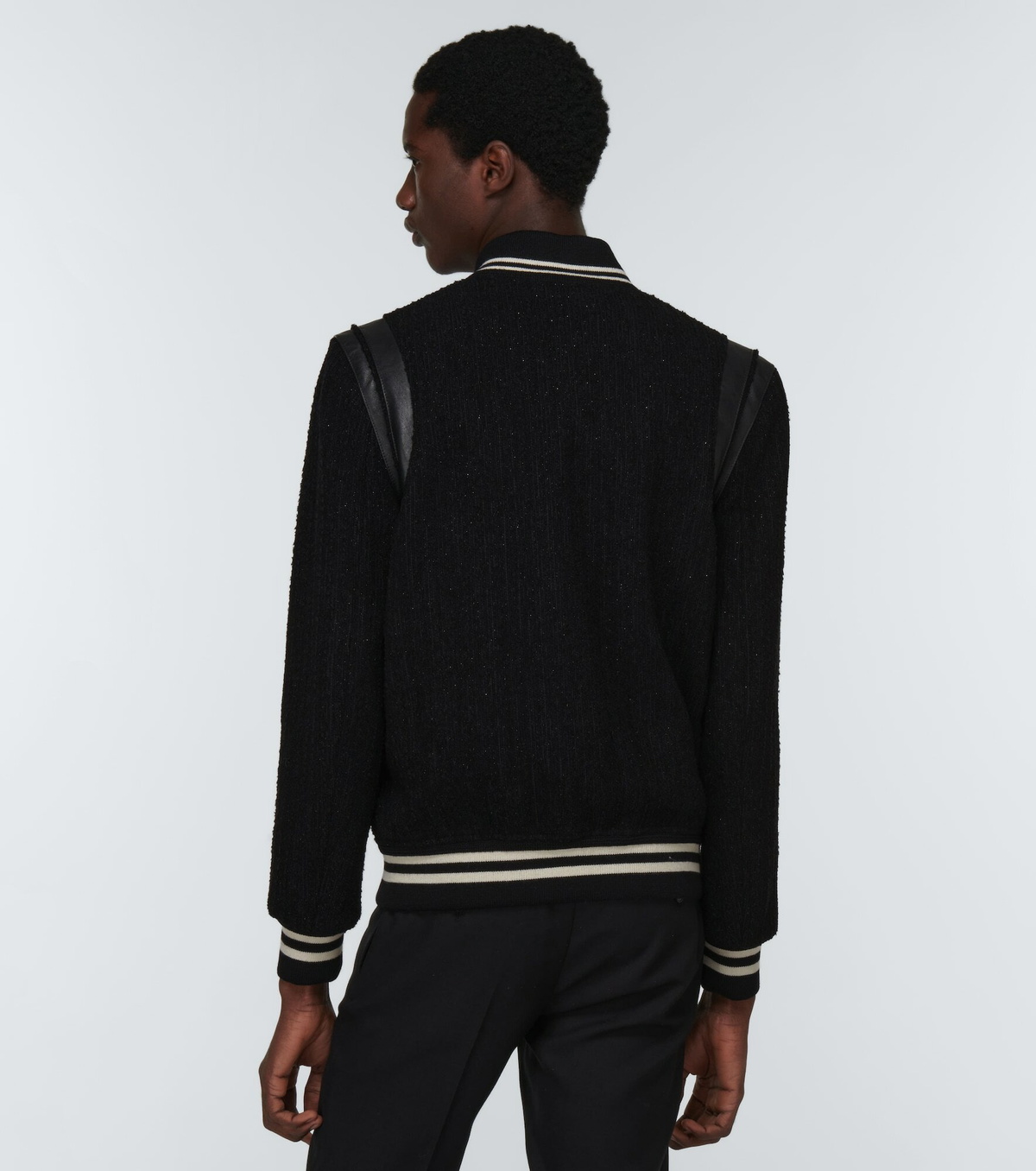 Saint Laurent - Teddy wool-blend varsity jacket Saint Laurent