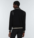 Saint Laurent - Teddy wool-blend varsity jacket