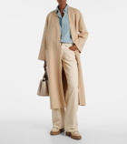 Yves Salomon Shearling and leather ankle boots