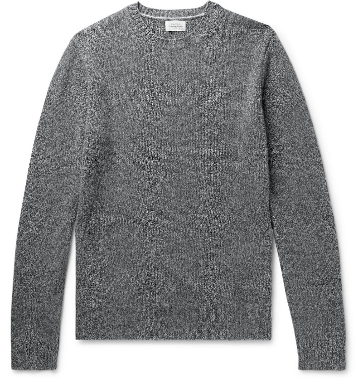 Photo: Hartford - Shetland Wool-Blend Sweater - Gray
