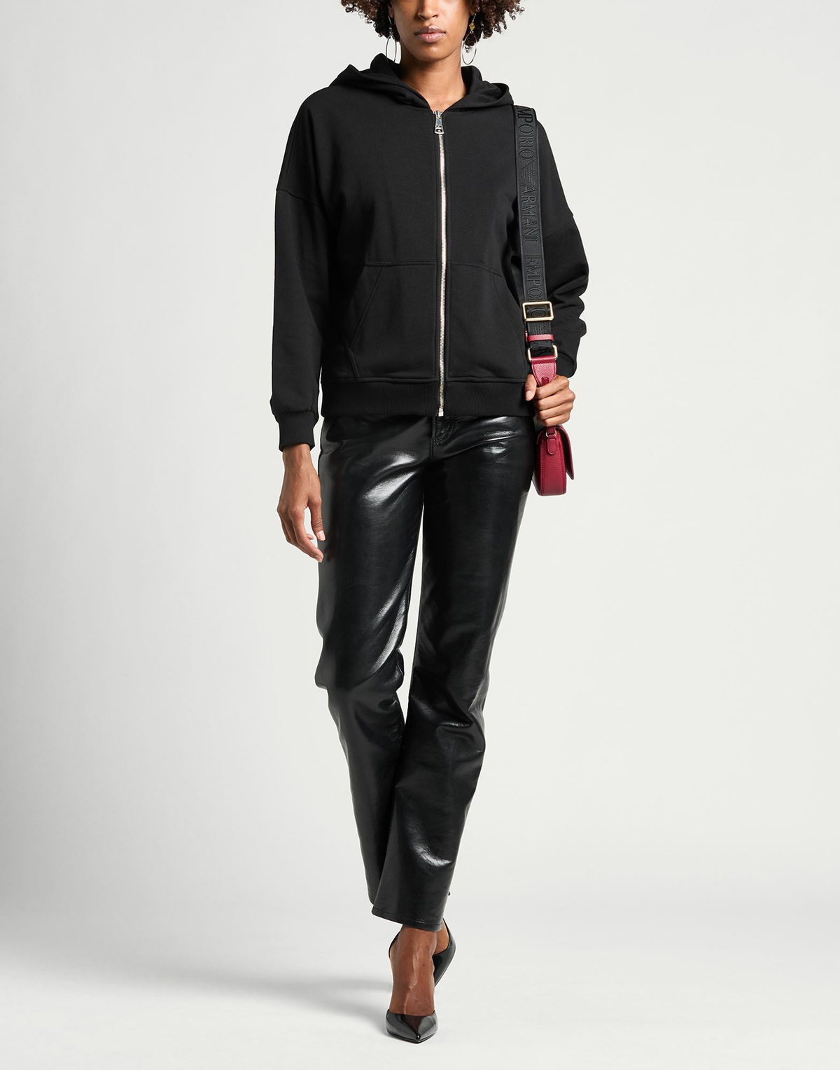 Jijil Womens Sweatshirt in Black