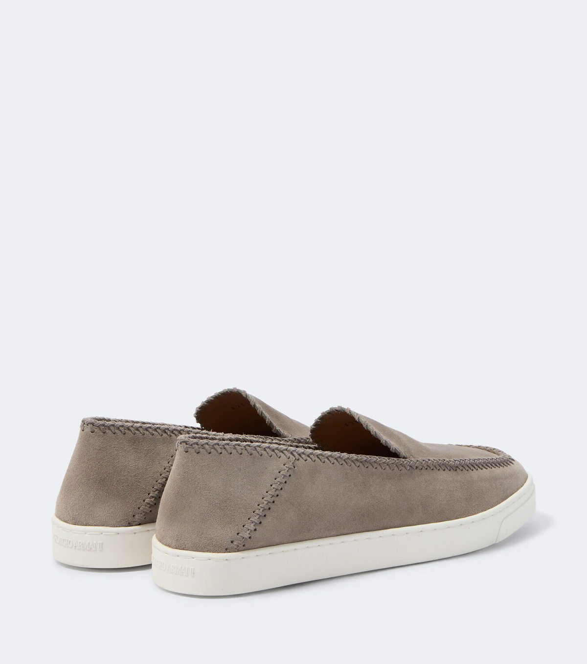 Giorgio Armani Suede slip-on shoes