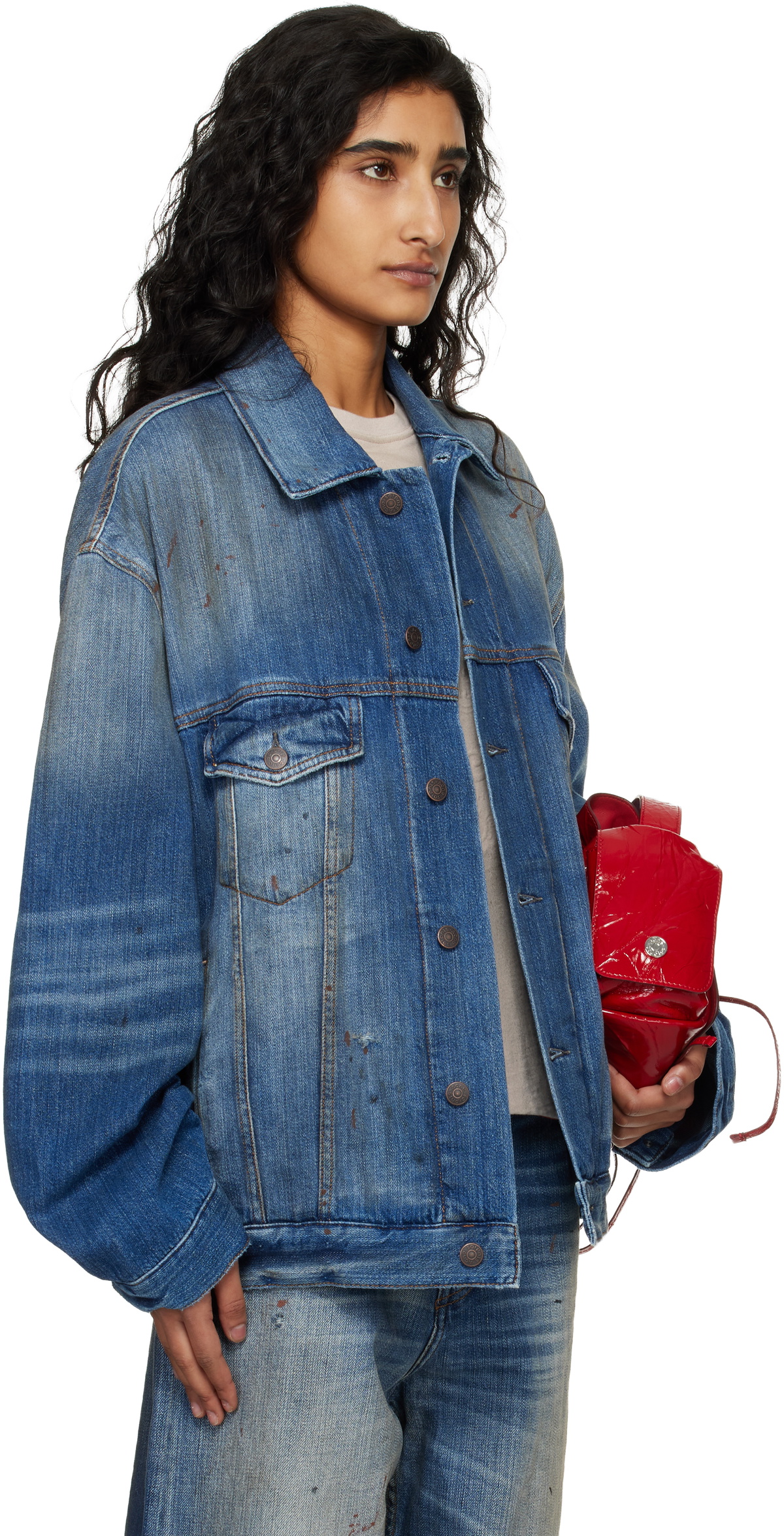 Acne Studios Blue Robert Trafalgar Denim Jacket