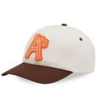 Aries Men's Column A Cap in Ecru/Brown 