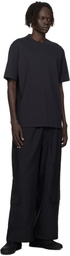 Y-3 Black Sport Uniform Straight Leg Cargo Pants