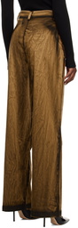 COTTON CITIZEN Brown London Trousers