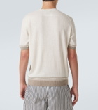 Zegna Waffle-knit silk, linen, and cashmere sweater