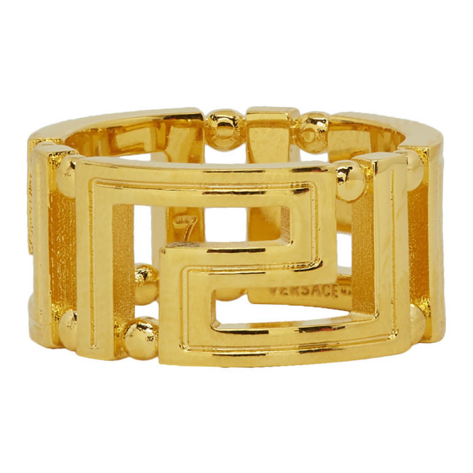 Versace hot sale chain ring