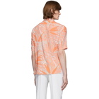 Saint Laurent Orange and Taupe Jungle Shirt