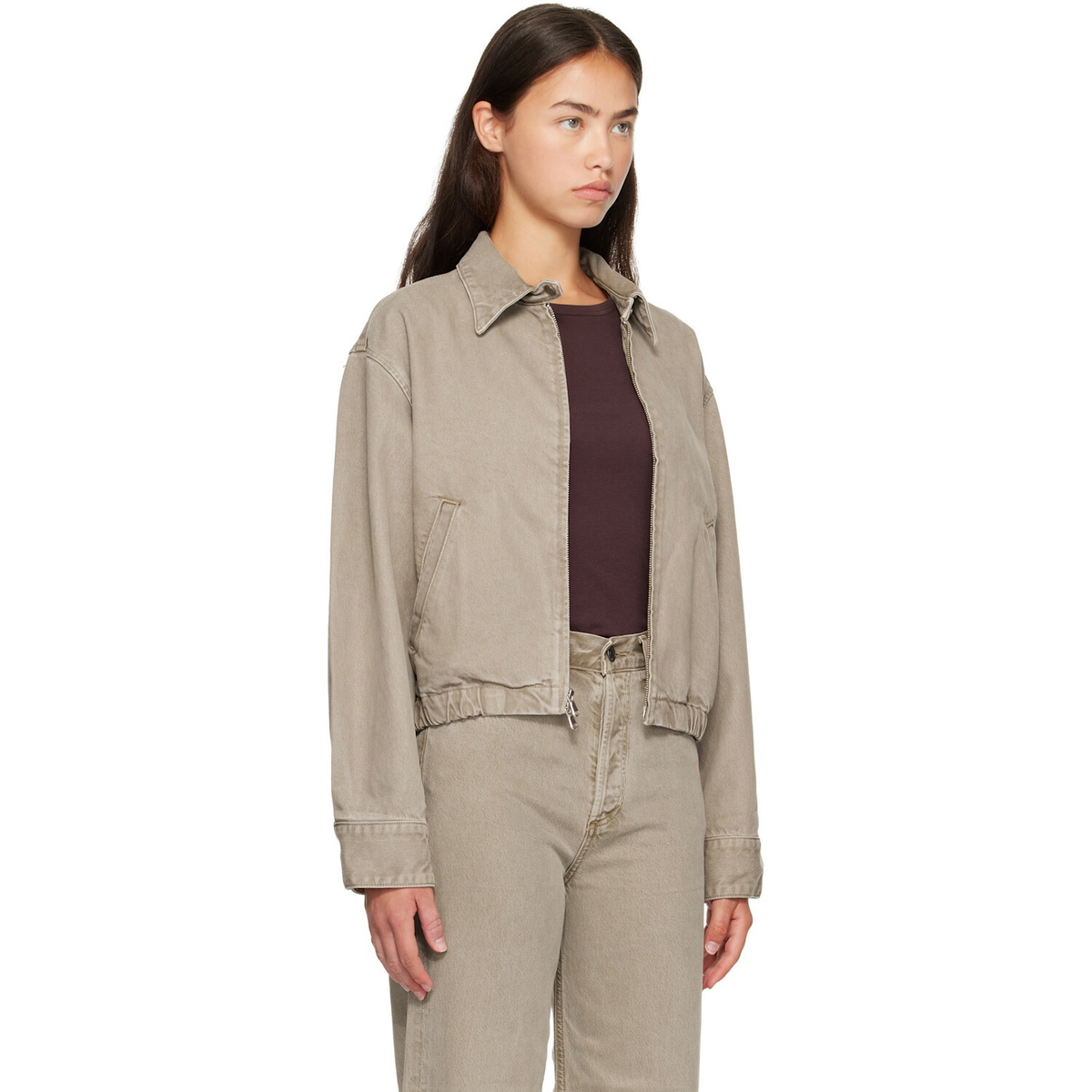 AGOLDE Beige Nile Jacket