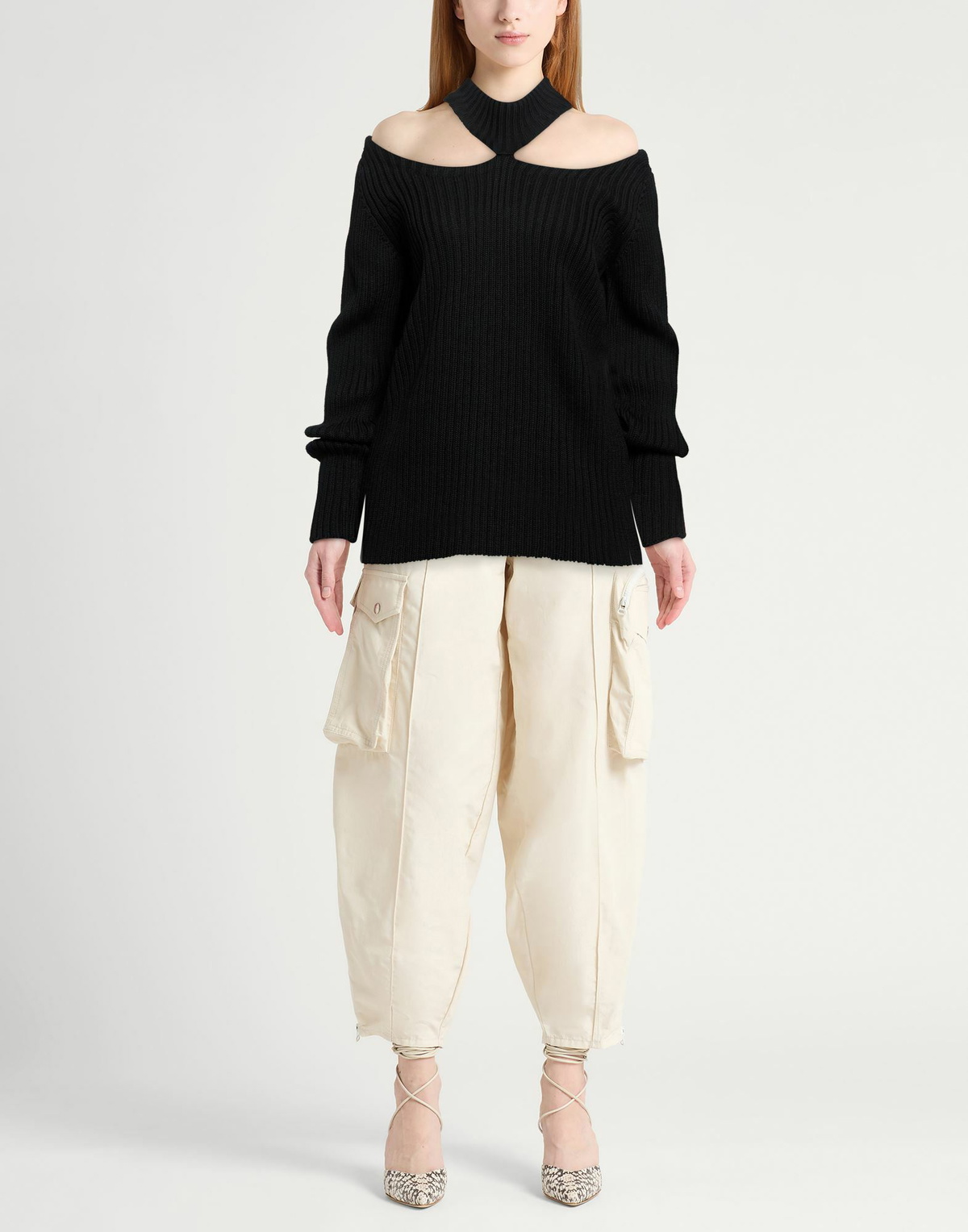 Christopher Kane Womens Turtleneck in Black
