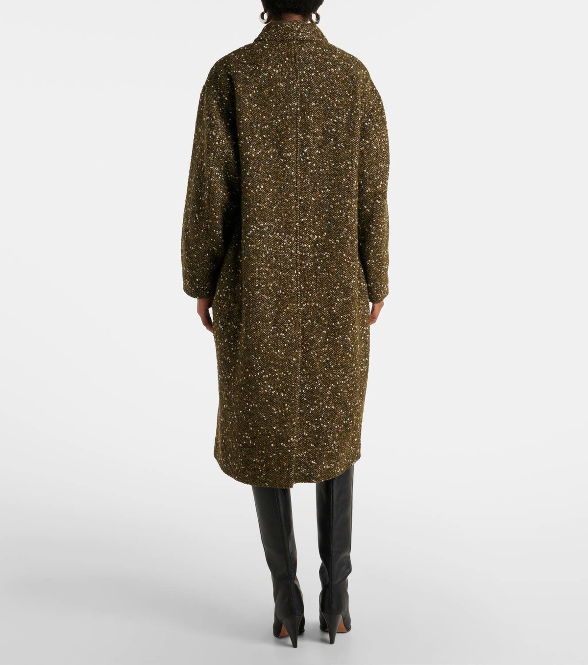Marant Etoile Horia wool-blend wrap coat Isabel Marant Etoile
