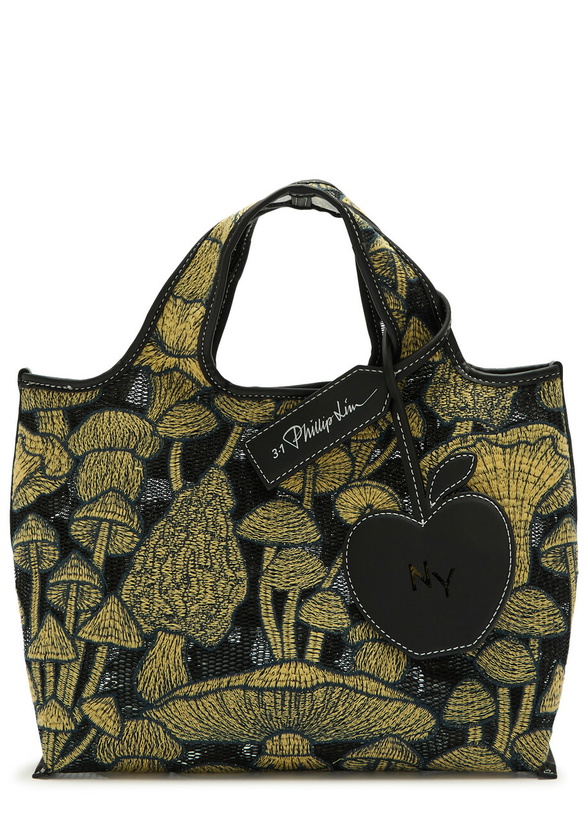 Photo: 3.1 Phillip Lim Market Mini Mushroom-embroidered Pvc Tote - Multicoloured - One Size
