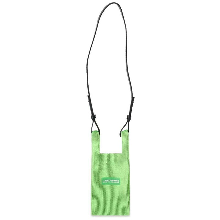 Photo: LASTFRAME Two Tone Mini Market Bag in Green