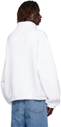 Alexander Wang White Embossed Sweatshirt