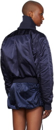 Ottolinger Navy Scarf Bomber Jacket