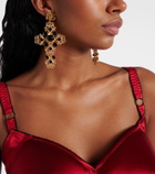 Dolce&Gabbana DG embellished drop earrings