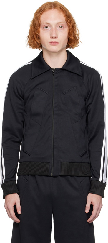 EGONlab Black Sergio Tacchini Edition Welcome Zip-Up Track Jacket 