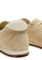 Jacquemus Les Tennis Textured Suede Sneakers Ivory