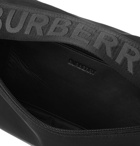 Burberry - Leather-Trimmed Shell Belt Bag - Black