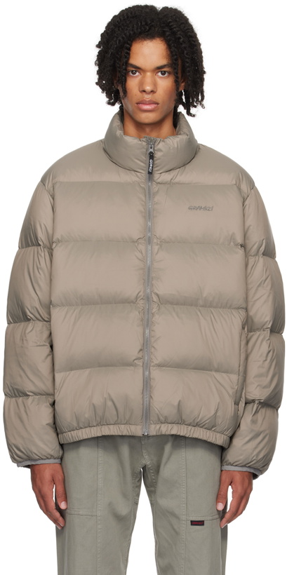 Photo: Gramicci Gray Quilted Down Jacket