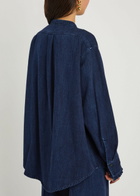 Forte_forte Ruffled Denim Shirt Indigo