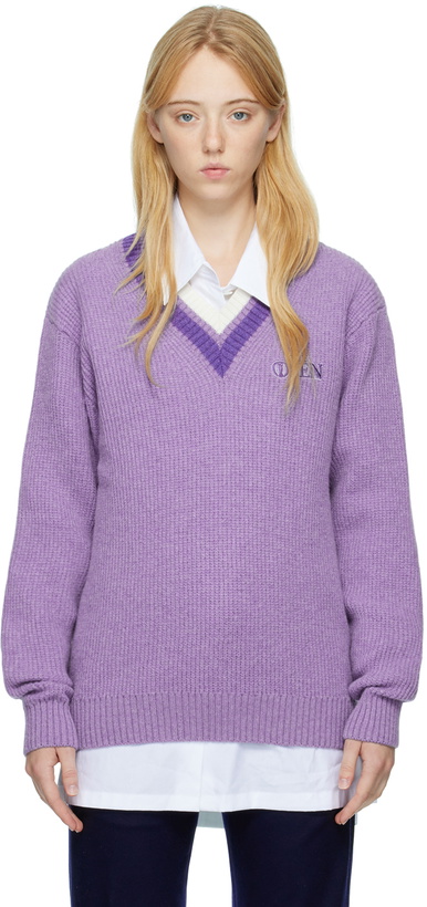 Photo: Manors Golf Purple Patch Sweater