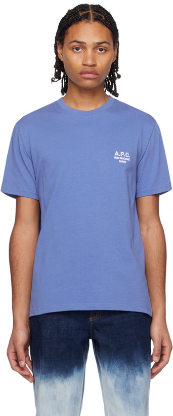 Photo: A.P.C. Blue New Raymond T-Shirt