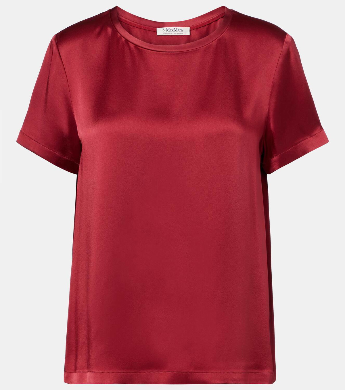 'S Max Mara Rebecca satin T-shirt