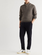 De Bonne Facture - Alpaca and Wool-Blend Half-Zip Sweater - Gray