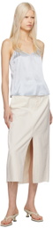 FRAME Blue V-Neck Camisole