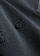 Alexanderwang.t Layered Shrunken Cotton-blend Polo Shirt Navy