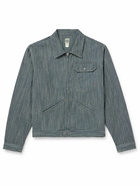 RRL - Graham Striped Denim Jacket - Blue