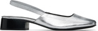 Nicole Saldaña Silver Paz Heels