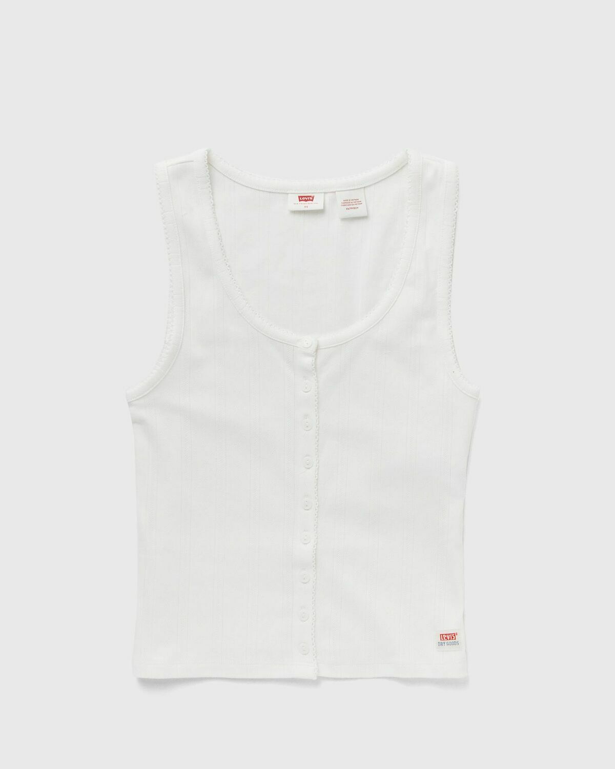Levis DRY GOODS POINTELLE TANK Beige Womens Tops & Tank