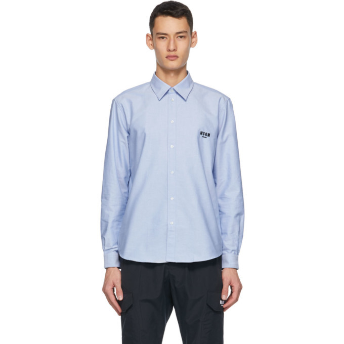 Photo: MSGM Blue Logo Shirt