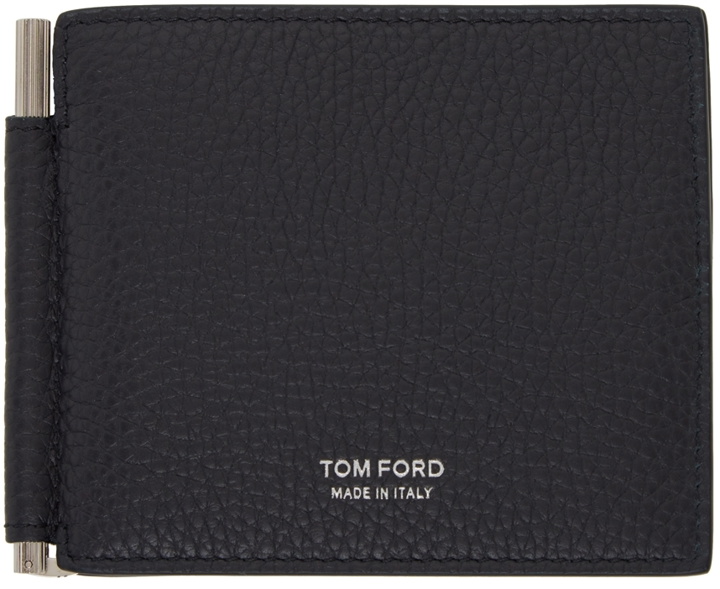 Photo: TOM FORD Navy Money Clip Wallet