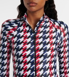 Perfect Moment Houndstooth swimsuit