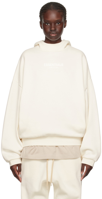 Photo: Fear of God ESSENTIALS Off-White Bonded Hoodie