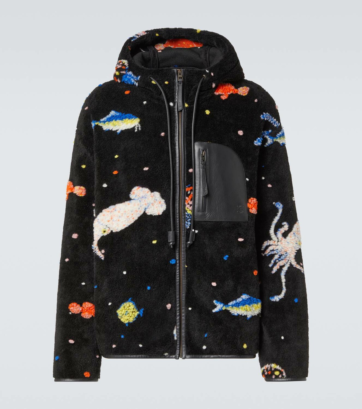 Loewe x Suna Fujita Deep Sea fleece jacket Loewe