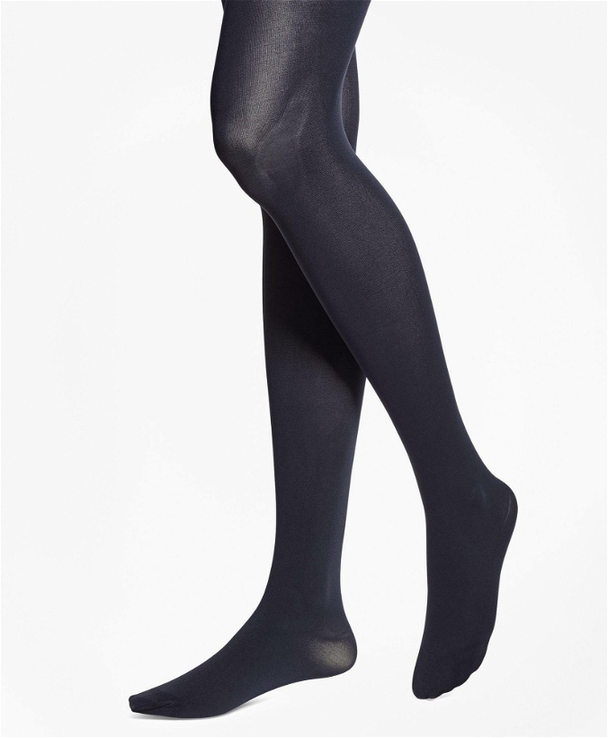 Photo: Brooks Brothers Women's Opaque Nylon Tights | Navy