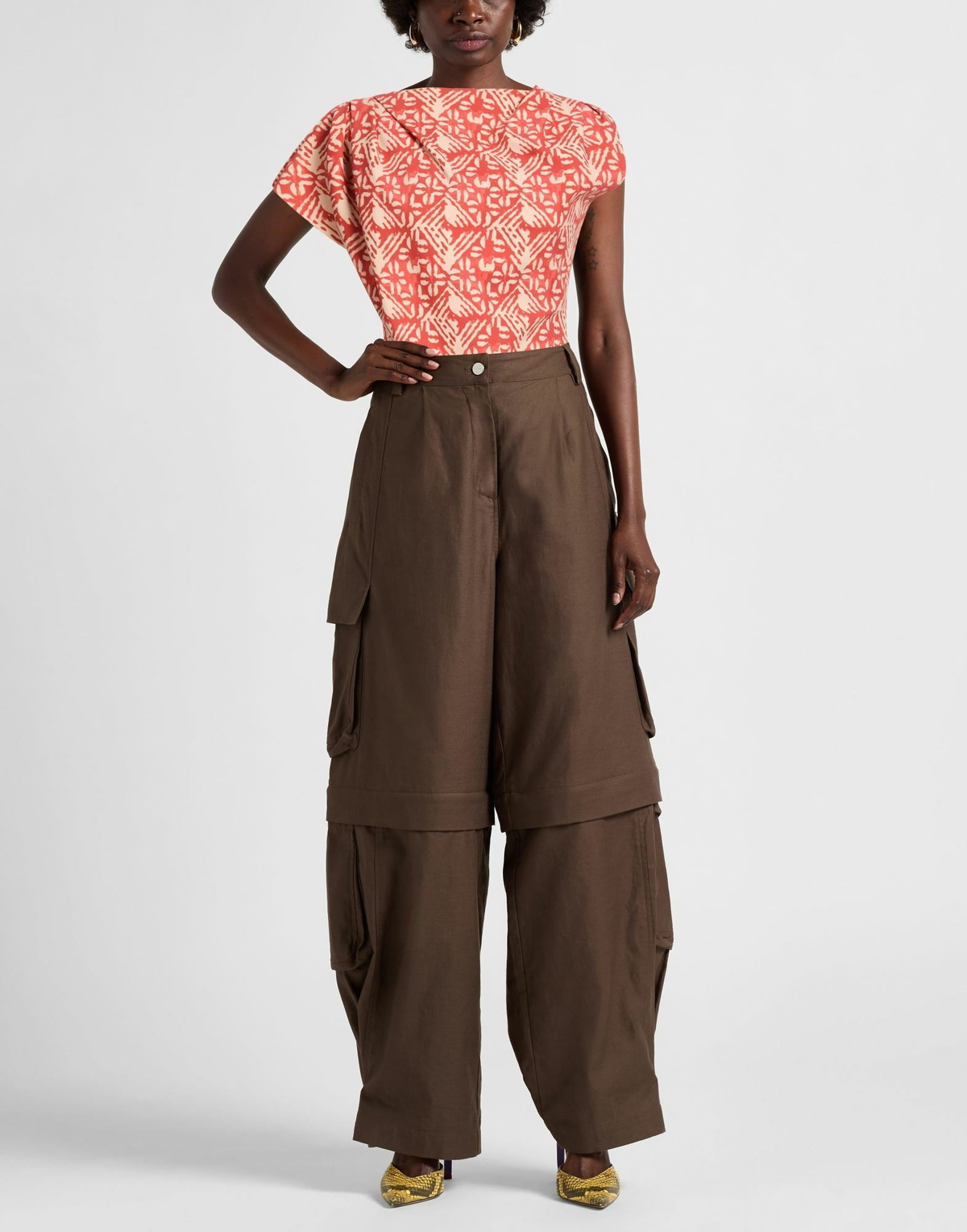 Chiara Boni La Petite Robe Womens Top Rust