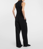 The Row Lonan virgin wool wide-leg pants