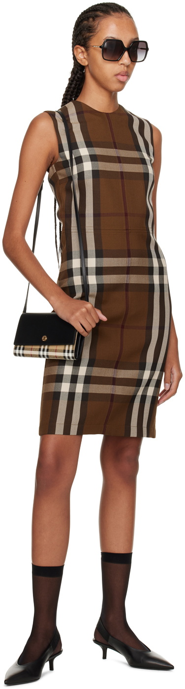 Burberry Brown Macy Midi Dress