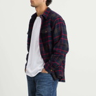 Pendleton Men's Big Pocket Overshirt in Blue Check