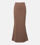 Montce Natalia polka-dot midi skirt