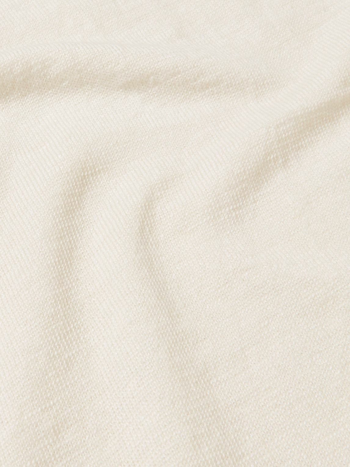 Anderson & Sheppard - Linen Henley T-Shirt - Neutrals