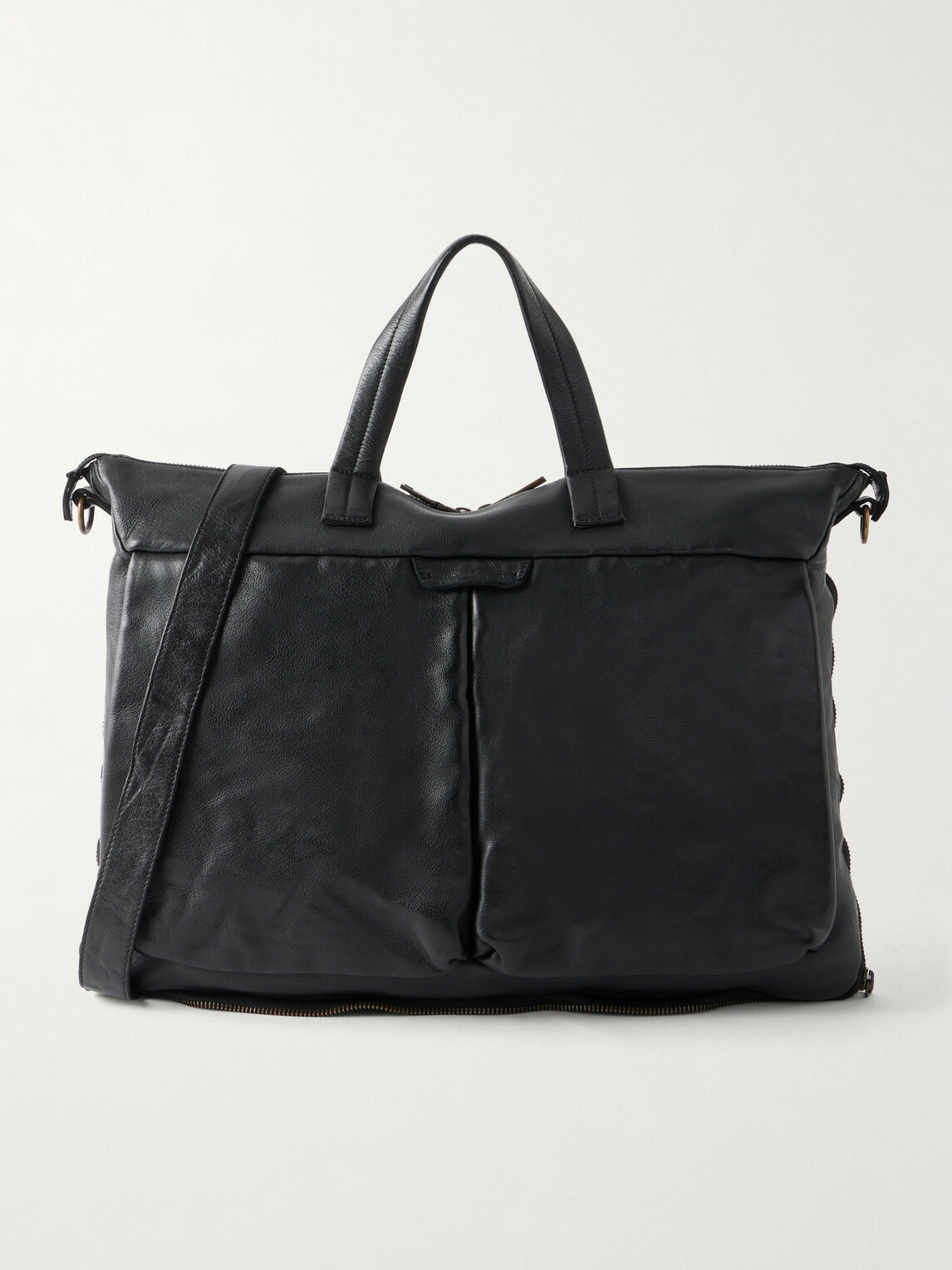 Officine Creative - Helmet/046 Full-Grain Leather Briefcase - Black