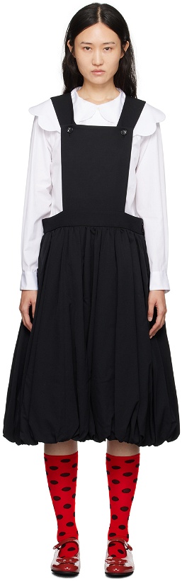 Photo: Comme des Garçons Girl Black Overall Midi Dress