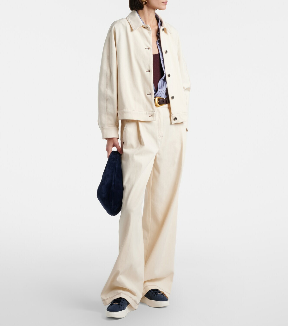 Max Mara Suede platform sneakers